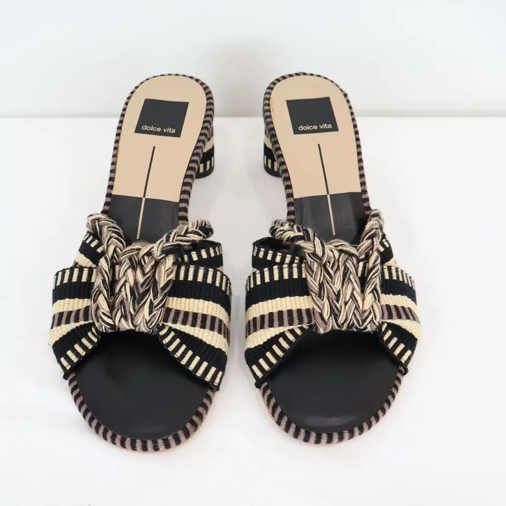 Dolce Vita Women's Dallie Knotted Dress Block Heel Sandal Size 7.5